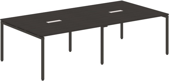 Конференц - стол XSCT 2714 Дуб Юкон Модерн/Антрацит 2764х1406х750 XTEN-S