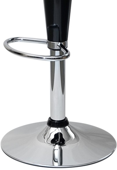 Стул барный N-7 Malibu черный глянец