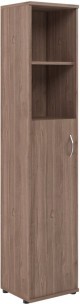 Шкаф колонка с глухой средней дверью СУ-1.6(L) Ясень Шимо 406*365*1975