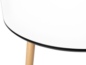 Стол Brooklyn белый 140 х 80 см, овальный