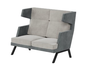 Aldo Диван двухместный высокий ALD-02 1430*960*1180