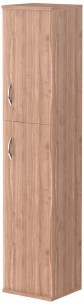 Шкаф колонка с глухой малой и средней дверьми СУ-1.8(R) Ясень Шимо 406*365*1975