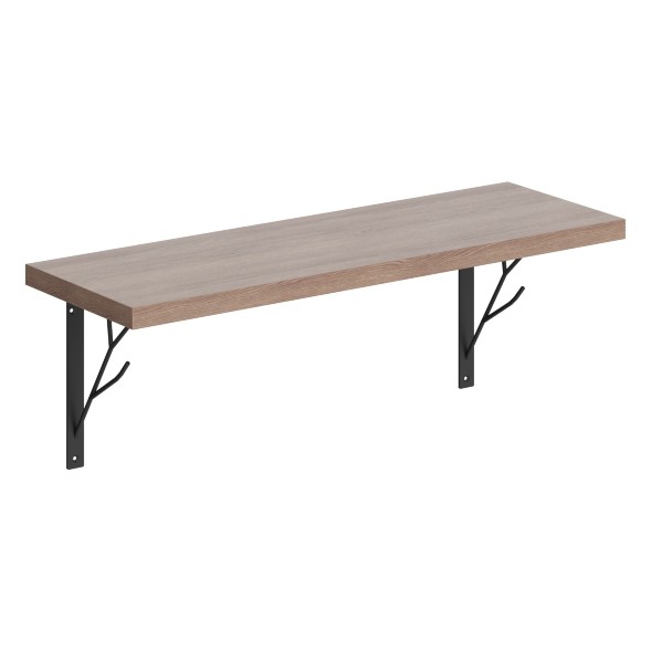 Полка с полкодержателями SH2-TREE 630х210х222 COFFEE