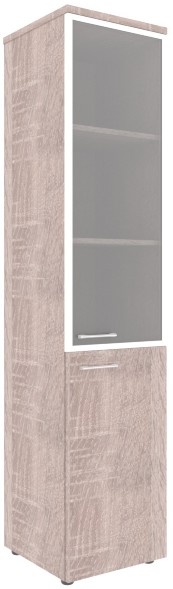 Шкаф колонка комбинированая (R) с топом XHC 42.7(R) Дуб Сонома 432х432х1955 XTEN