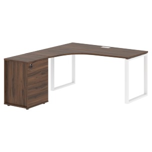 Стол эргономичный с тумбой EQCET 1518(L) 1560х1880х750 EDIS