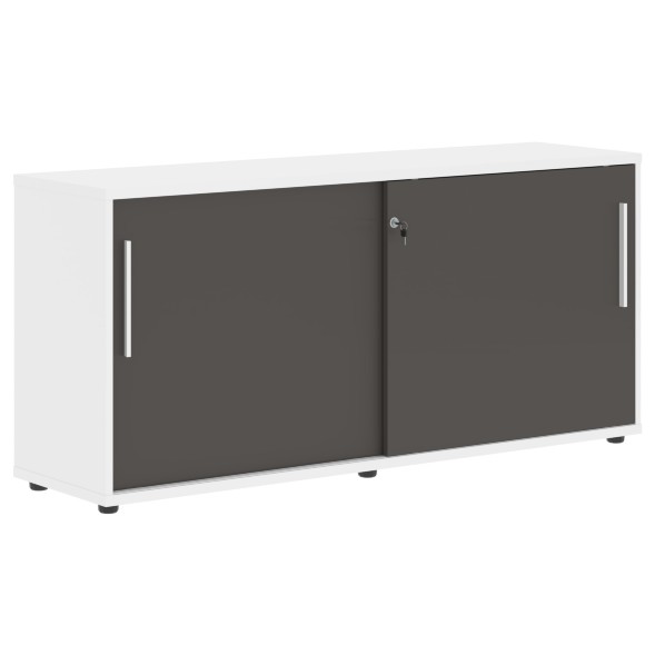 Шкаф низкий с дверьми купе ELC 1643 1606х430х750 EDIS