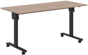 Стол складной CST 1565 Ясень Шимо/Черный 1550х650х750