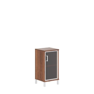 Шкаф-колонка низкая со стеклянной дверью в AL-рамке B 411.4(R) 475х450х920 BORN