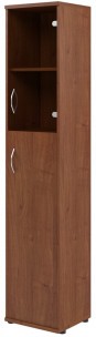 Шкаф колонка комбинированная СУ-1.7(R) Орех Французcкий 406*365*1975