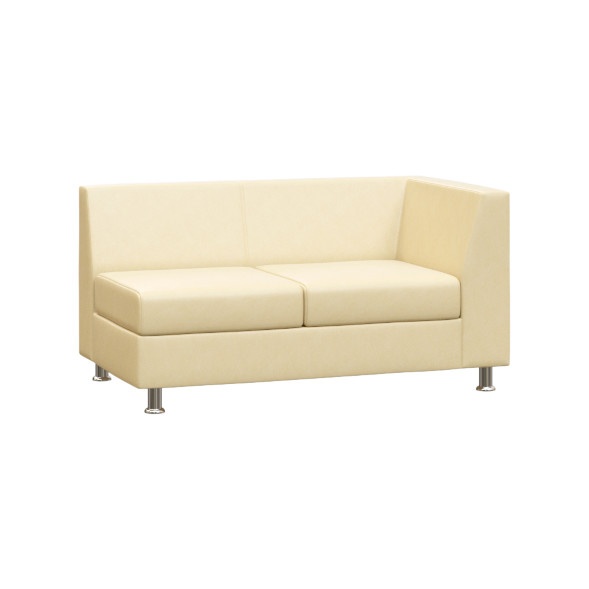 Prime Секция с подлокотником двухместная левая PR.SP-2 (L) 1300*770*720