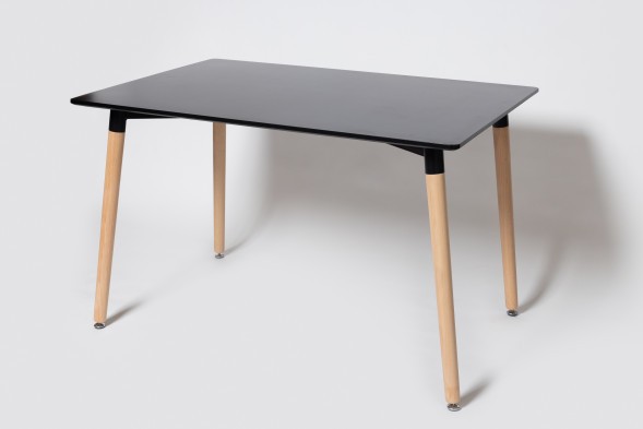 Стол Oslo Rectangle BK, 120х80 см