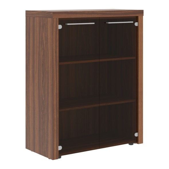 Шкаф со стеклянными дверьми и обвязкой ZMC 85.2 964х452х1219