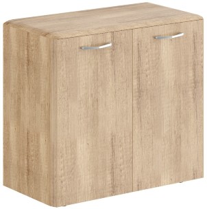 Шкаф низкий с глухими малыми дверьми и обвязкой DLC 85.1 Дуб Каньон 892х470х815